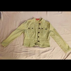 Junior’s So size xl khaki denim jacket